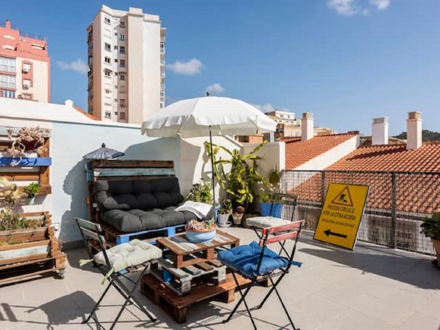 Ático con 2 Dormitorios  en Málaga Centro